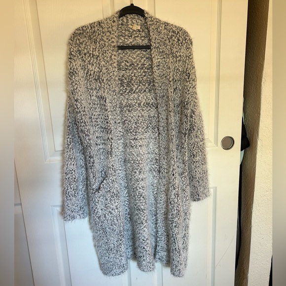 Gilli grey and white super soft oversized cardigan - Picture 1 of 3